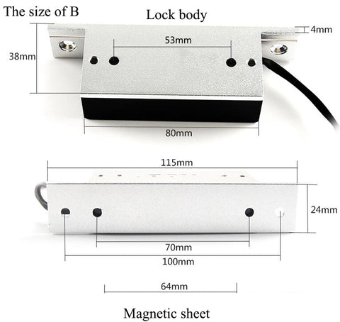Electromagnetic Lock Automatic Barrier
